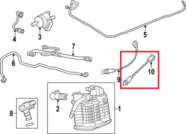 Sensor de oxigeno Cruze 16/19 - Imagen 4